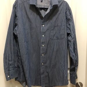 Tommy Hilfiger men’s cotton shirt striped 16 1/2 (34-35)